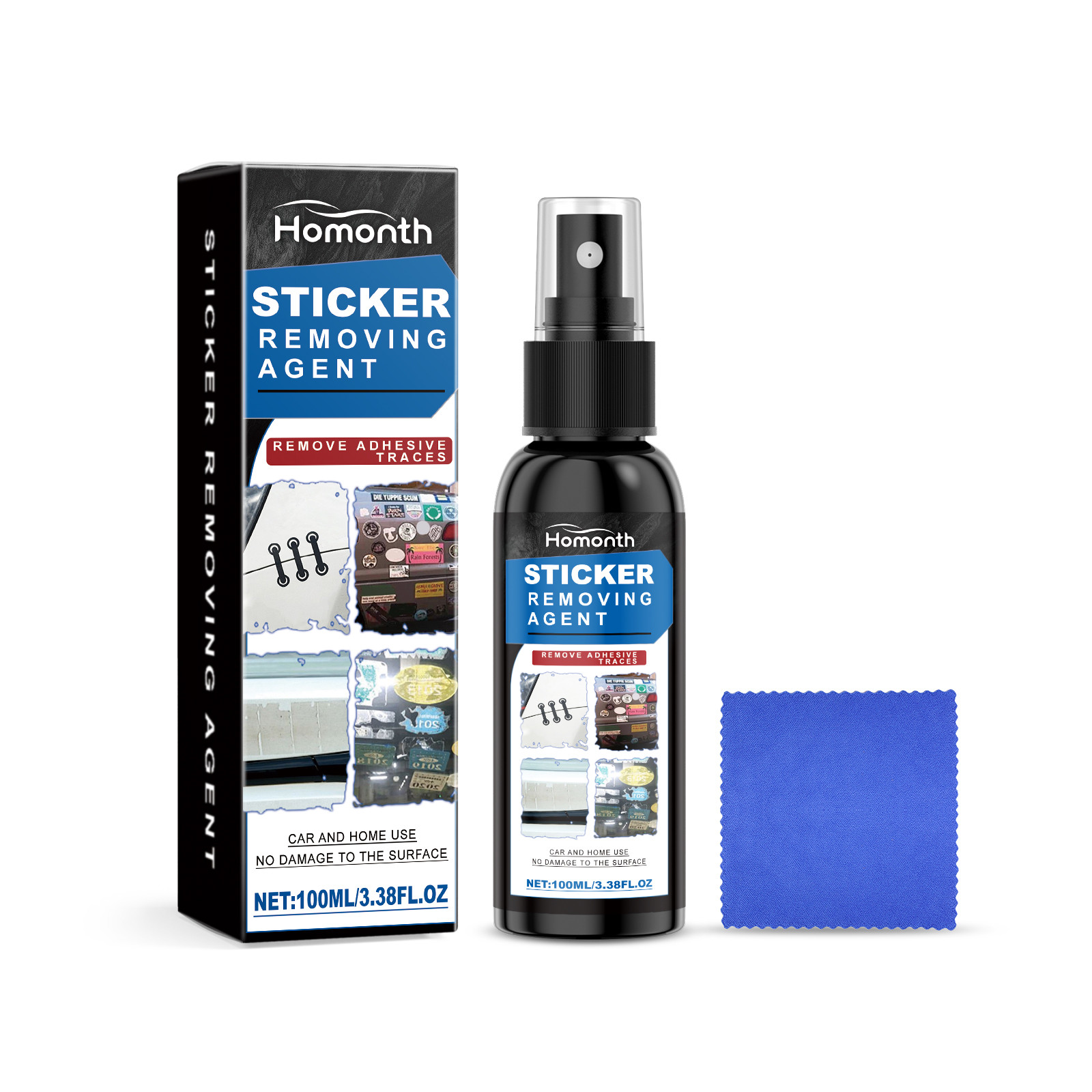 Adhesive Remover for Car Safe on Paint Sticker Decal Glue Residue Spray