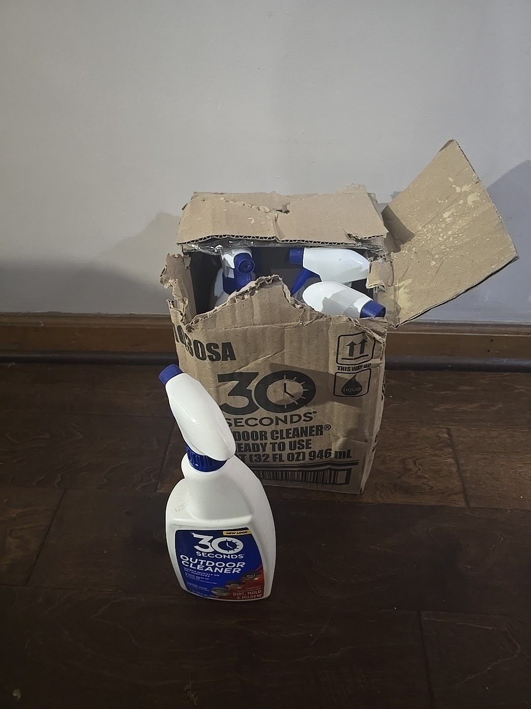 6x 30 SECONDS 1Q30S6P Outdoor Cleaner, 1 qt Spray Bottle Lot Of 6