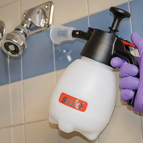 Solo 418 One-Hand Pressure Sprayer, 1-Liter, Ergonomic Grip for Gardening, Ferti