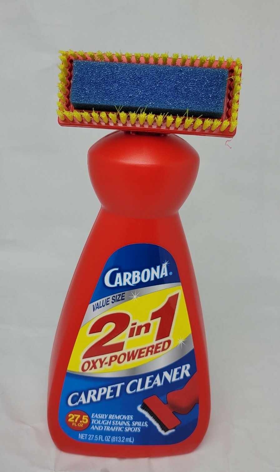 Carbona 2 in 1 Oxy Powered No Scent Carpet Cleaner 27.5 oz. Liquid