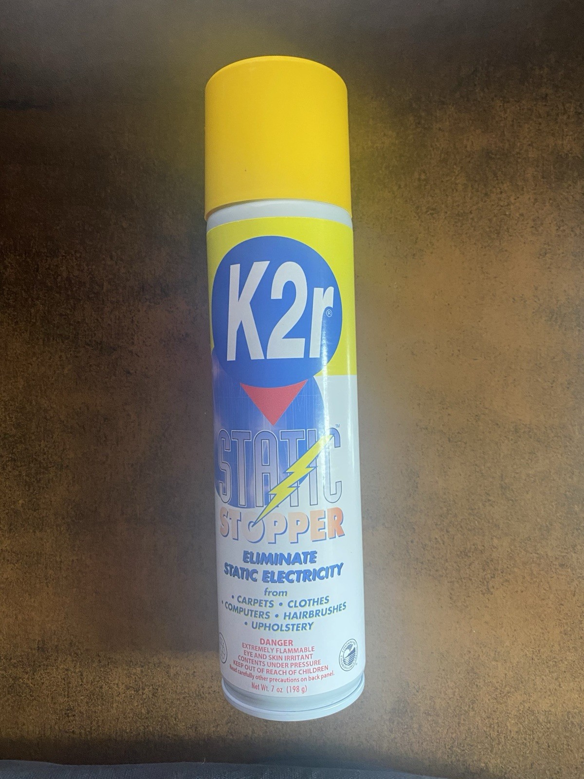 DISCONTINUED new K2R Static Electricity Stopper 7 oz for carpets clothes furnitu