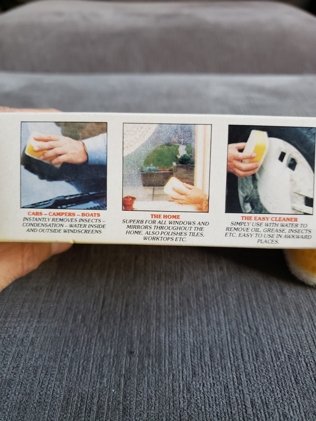 Vintage WIPEOUT Condensation And Insect Remover Sponge – Astonish – BRAND NEW!!