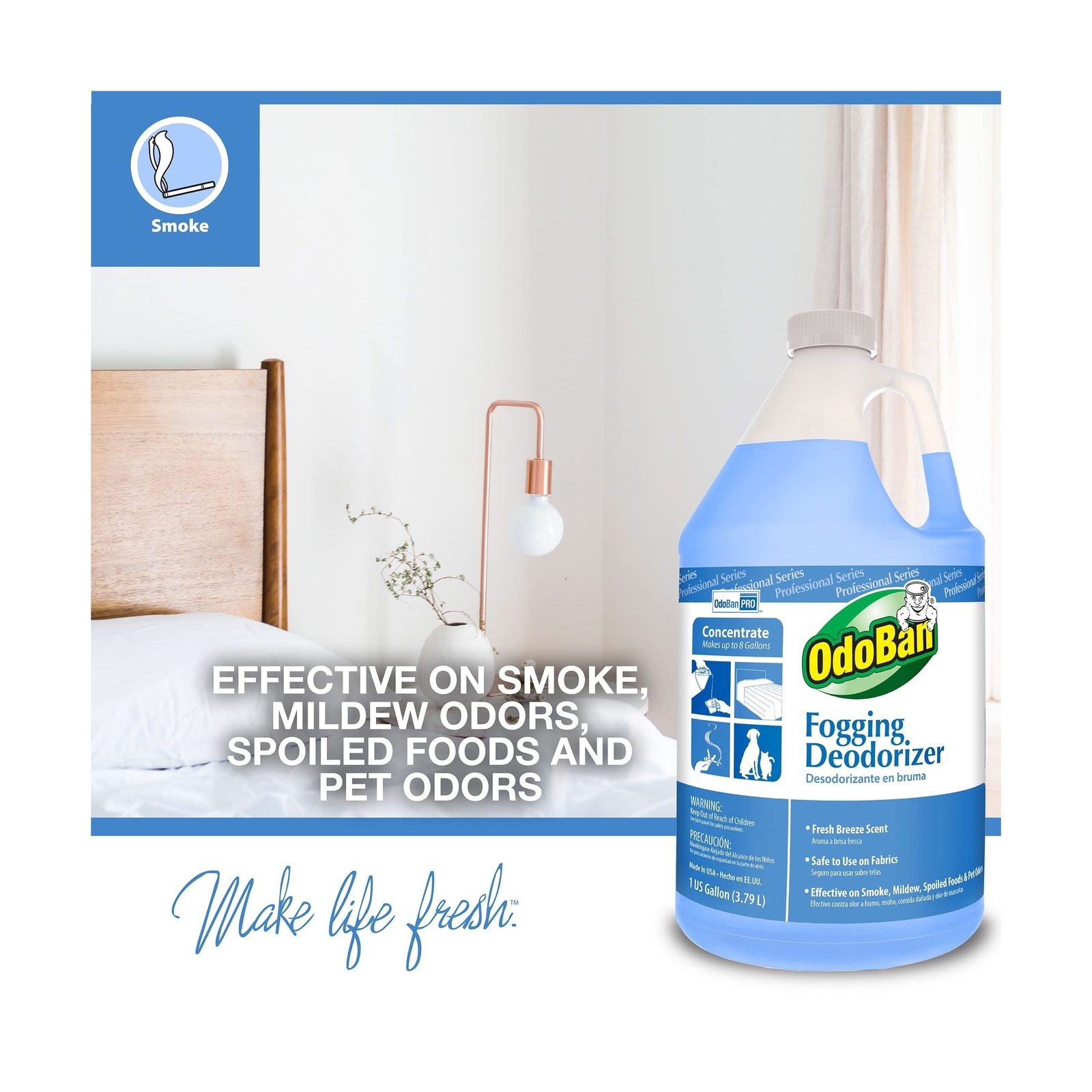 OdoBan Fogging Deodorizer Concentrate, 1 Gallon