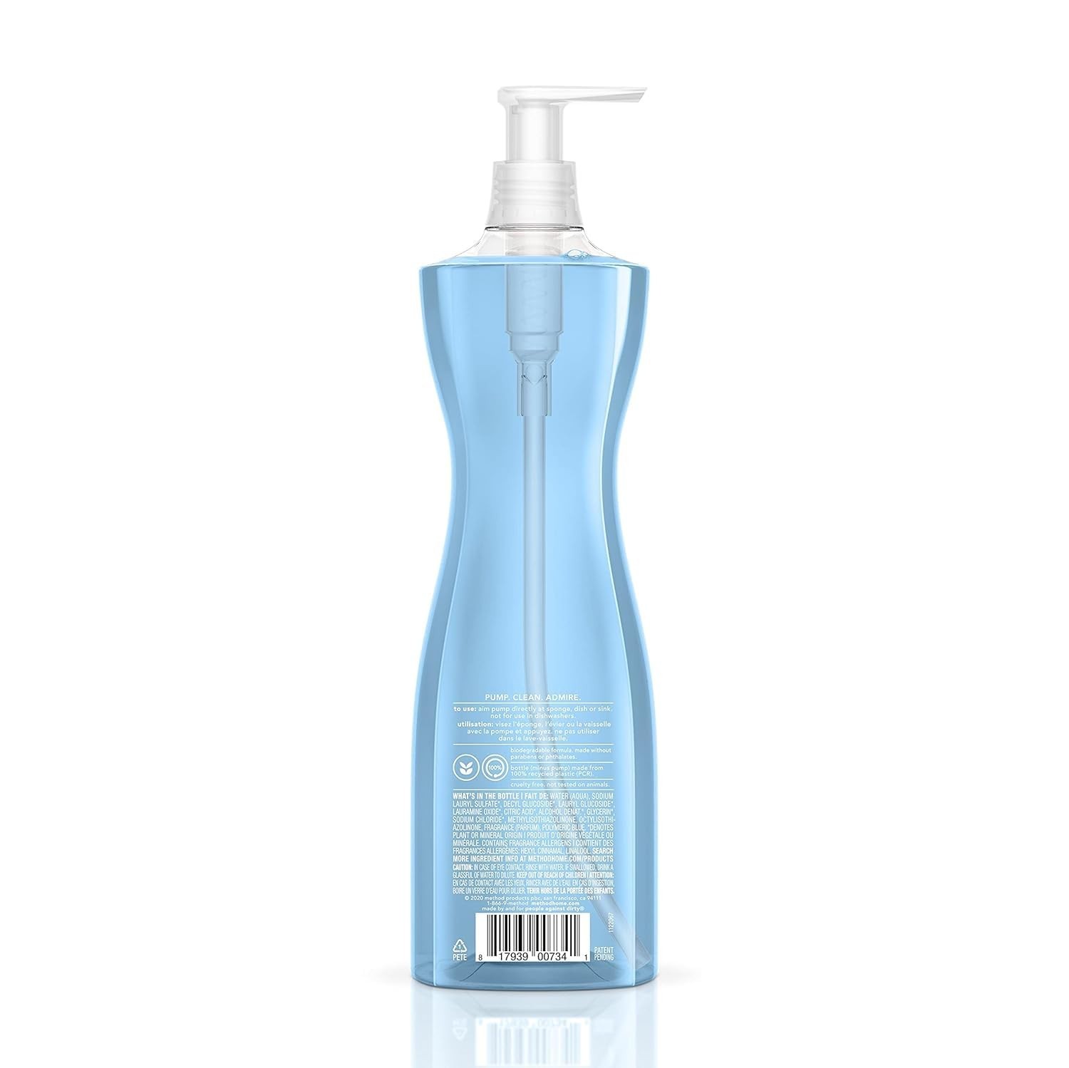 Gel Dish Soap Sea Minerals Scent Tough on Grease & Stuck-on Food Cruelty Free