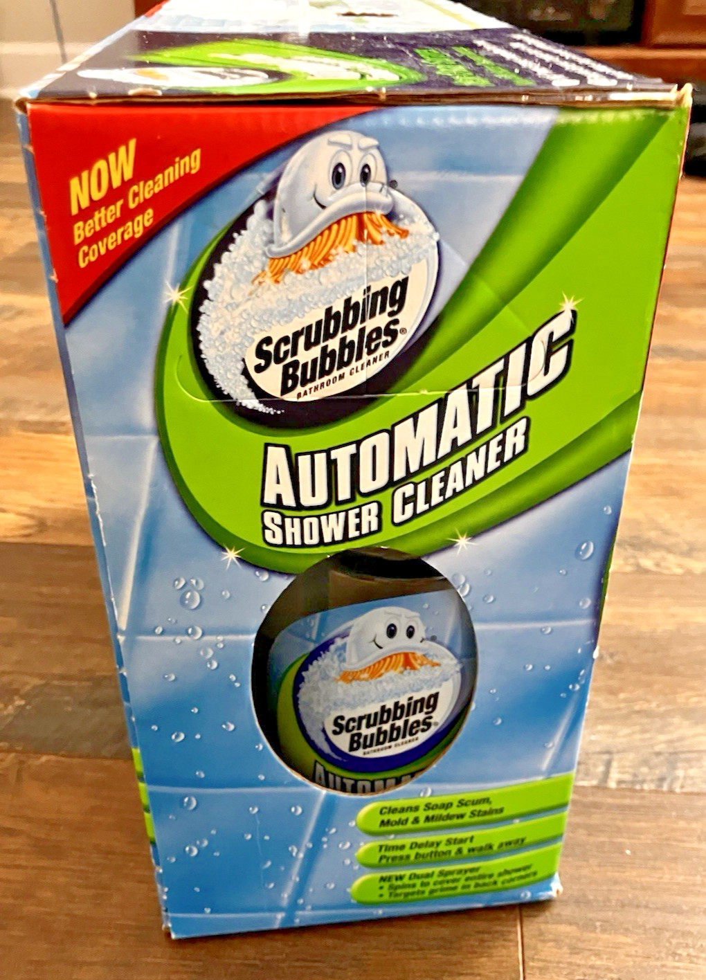 Scrubbing Bubbles Automatic Shower Cleaner Dual Sprayer 2 34 oz Refills NOS