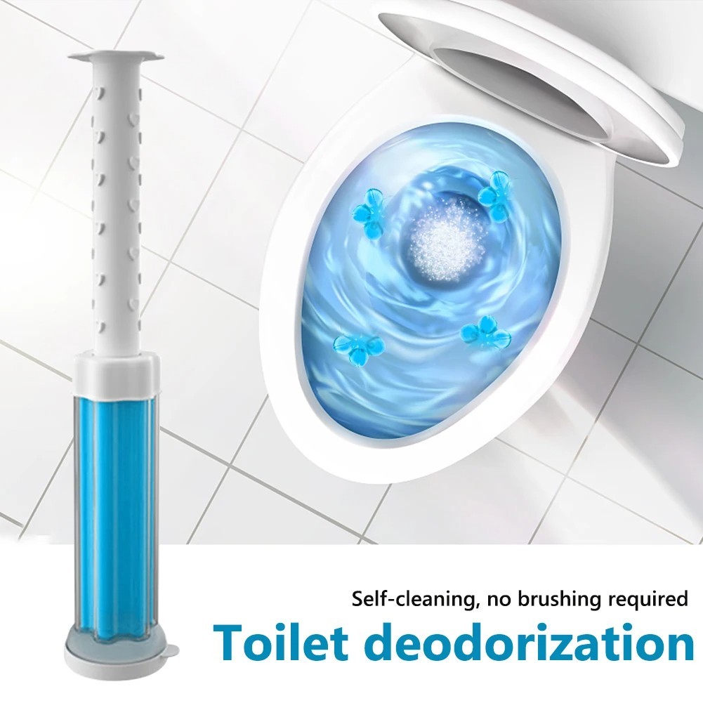 Aromatic Toilet Cleaner Gel Odor Remover Fresh Flower Scent Bathroom Cleaning