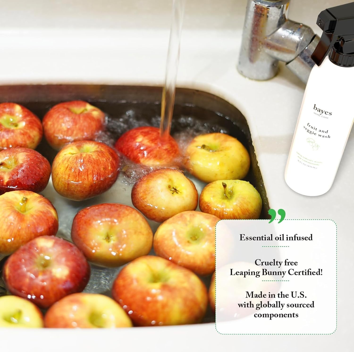 High-Performance Produce Wash – Fruit and Vegetable Cleaner, Helps Remove Har…