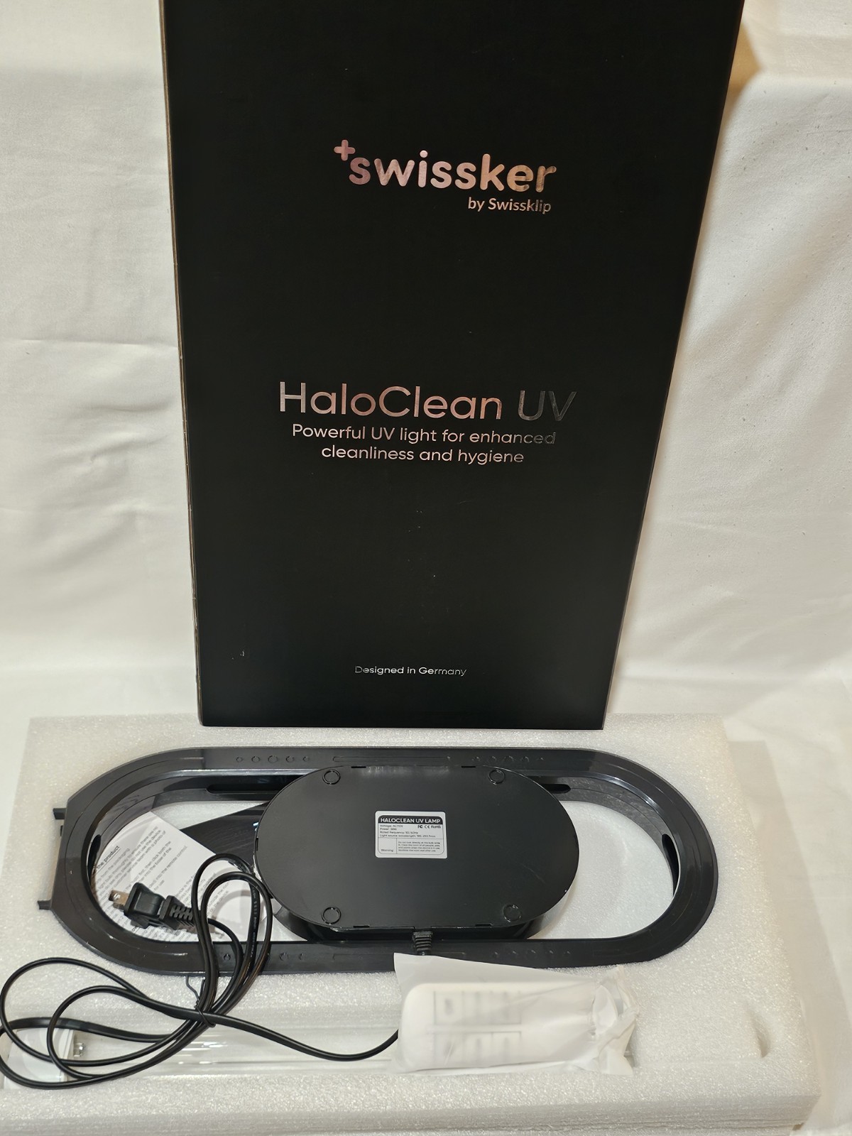 Swissker Swissklip HaloClean UV Home Disinfection Device in Box