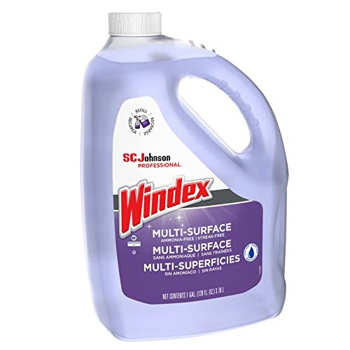 Windex Non Ammoniated Glass Cleaner Pack of 4 Streak Free Shine 32 Fl Oz