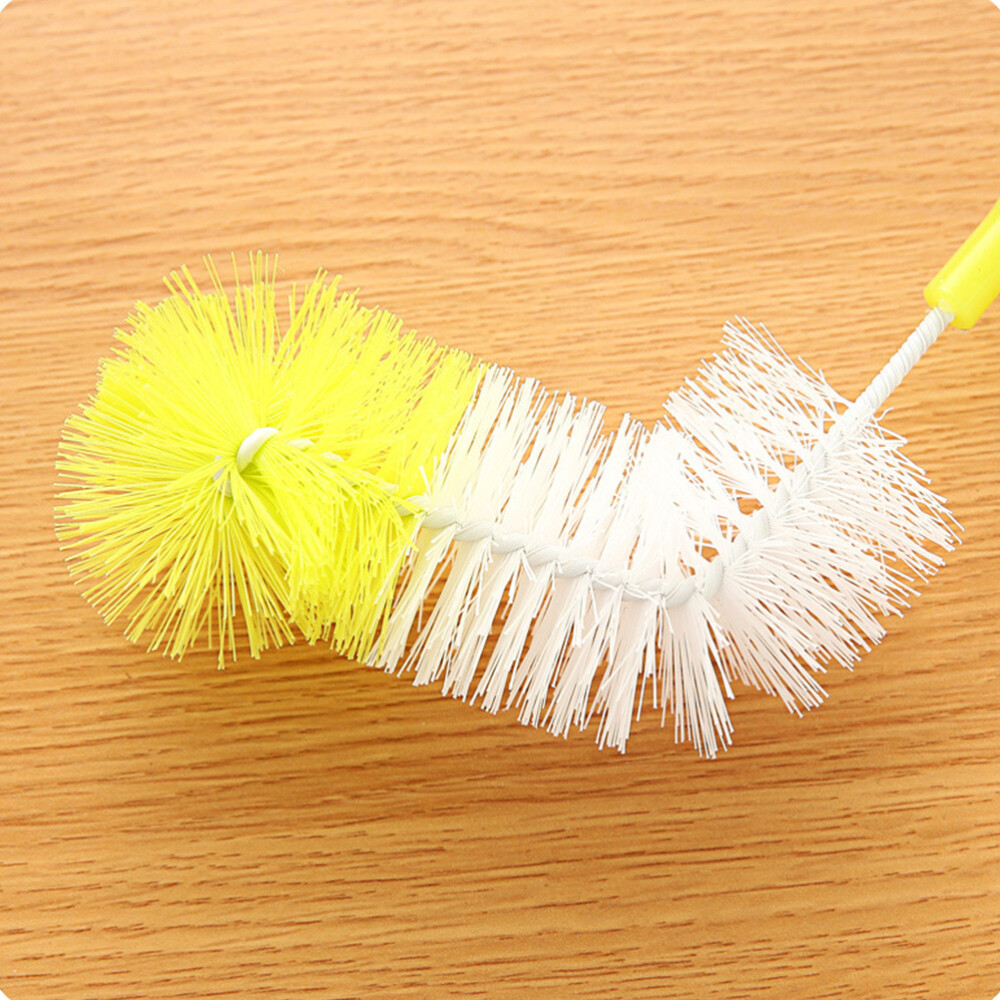 Bottle Scrub Brush Brushes for Cup with Long Handle Feeding