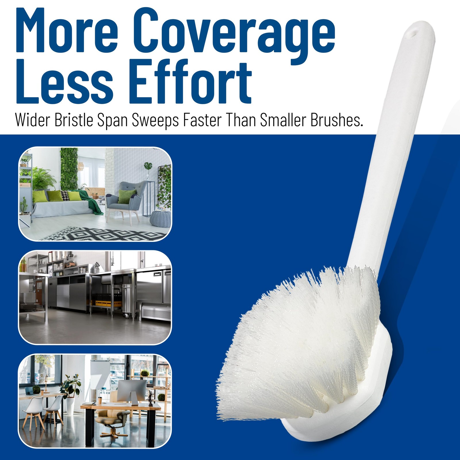 SPARTA Flo-Pac Utility Scrub Brush Dish Brush, Kitchen Brush with Plastic Han…