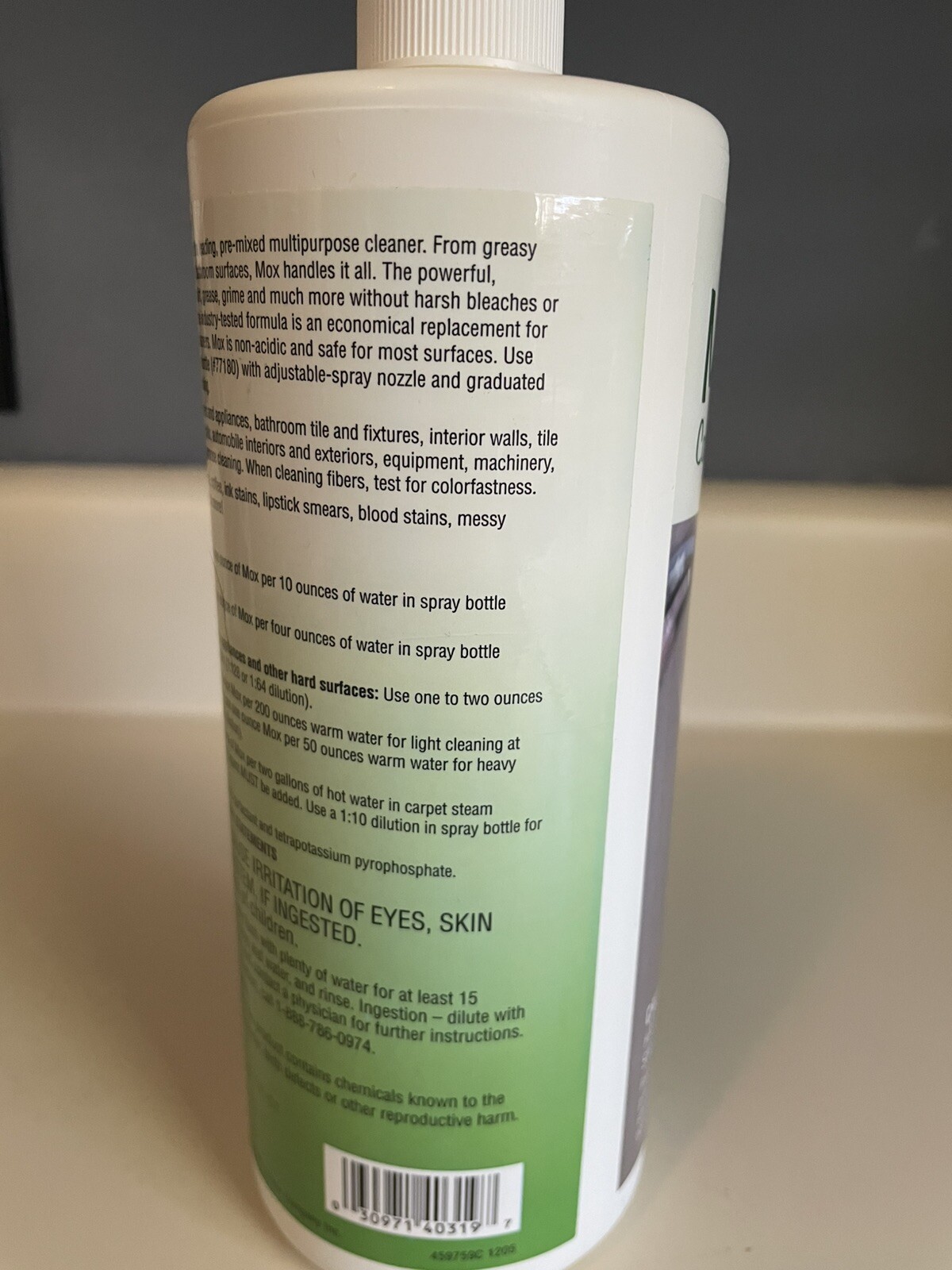 Conklin Classic Cleaner Pack: All Purpose Cleaner 32oz~ 90% Full