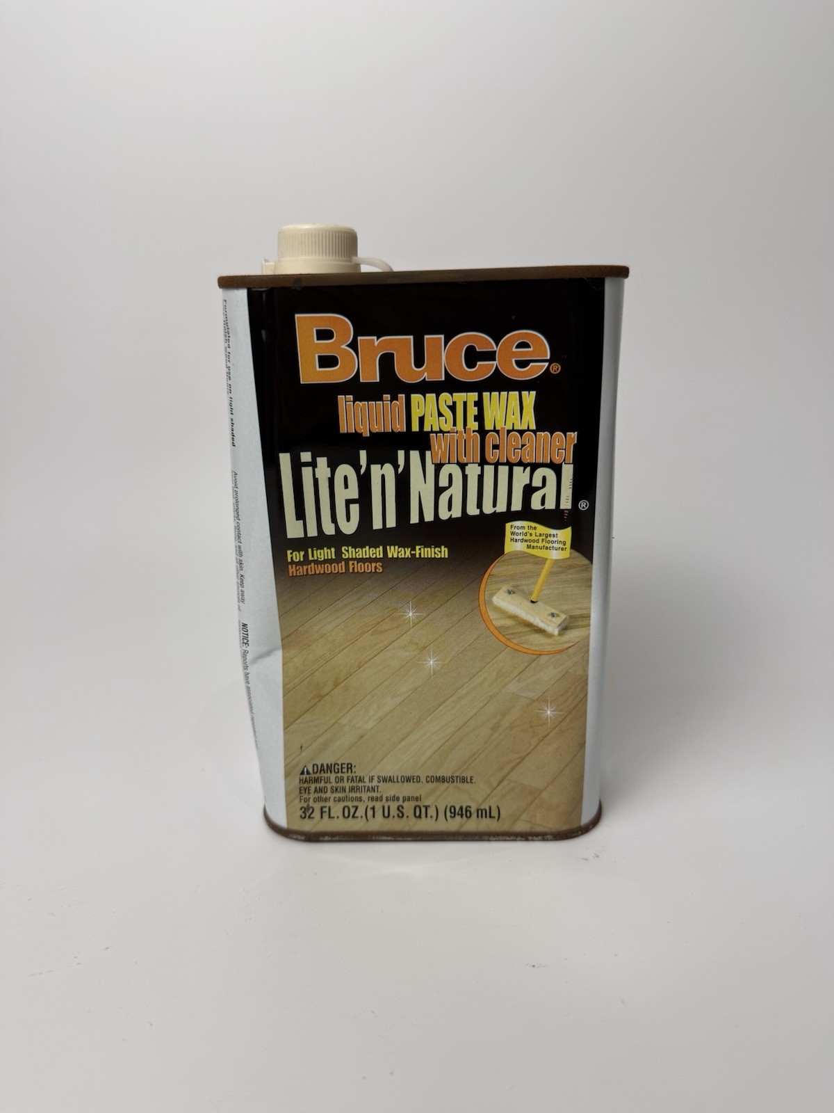 Bruce Lite ‘n’ Natural Liquid Paste Wax For Light Shaded Wax Finished Floors