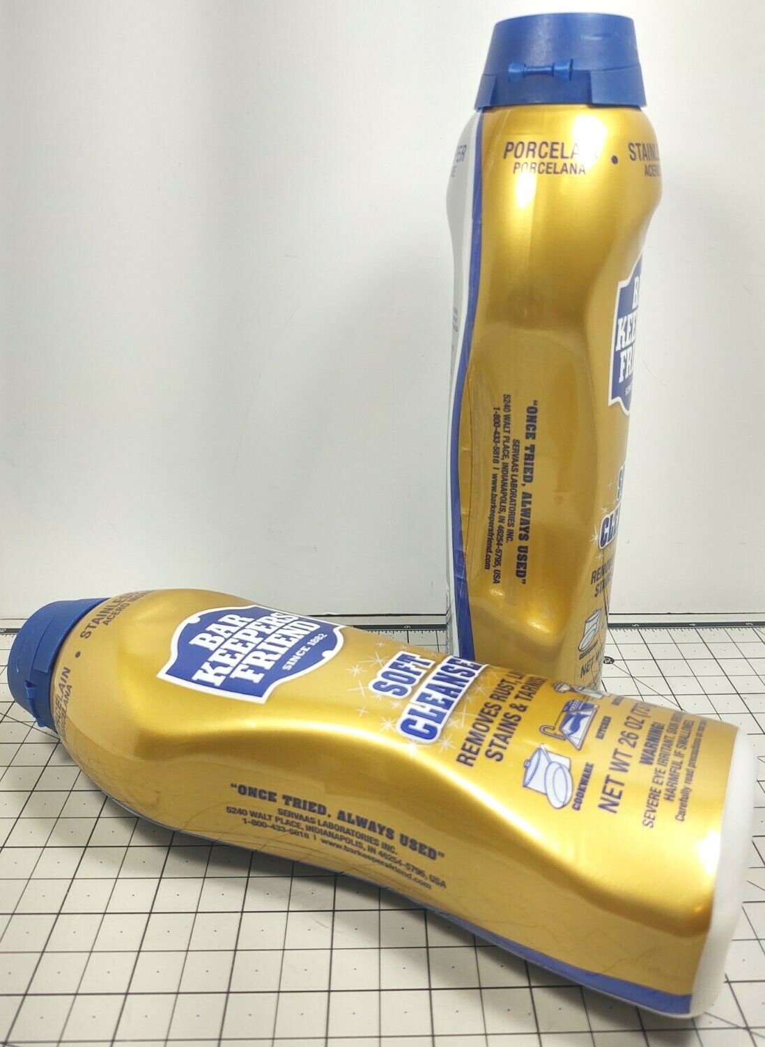 2X Bar Keepers Friend Soft Cleanser 26oz Removes, Rust, Lime, Stains & Tarnish.