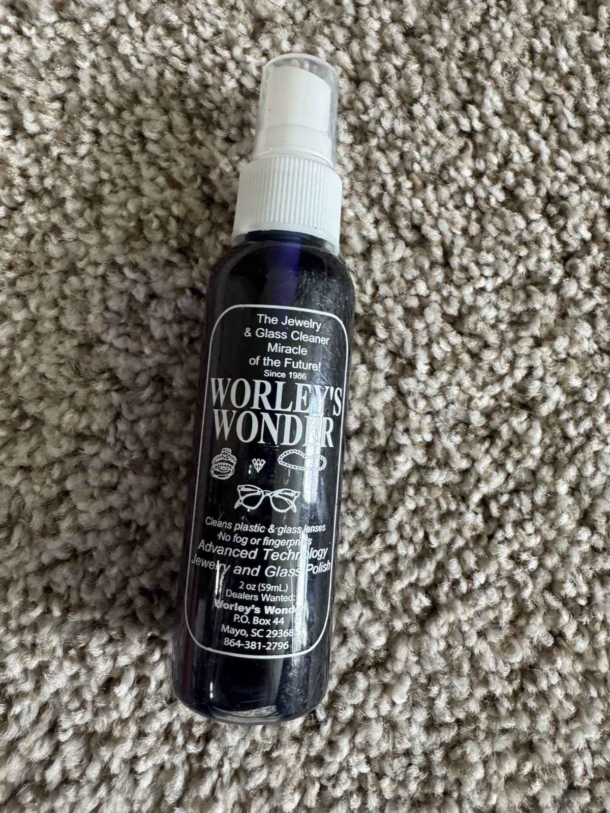 Worley’s Wonder, Spectacularly Cleans Glass, Jewelry, and so much more!!