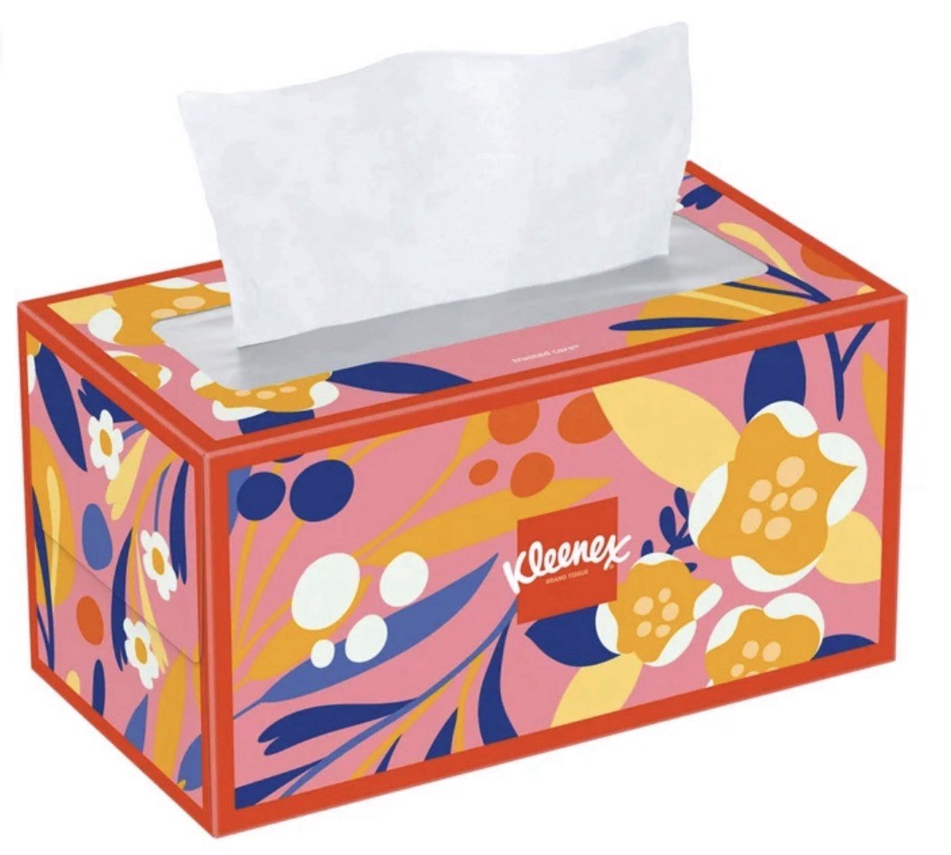 Kleenex Trusted Care Facial Tissue 2-Ply 230 Sheets per Box 10-Pack