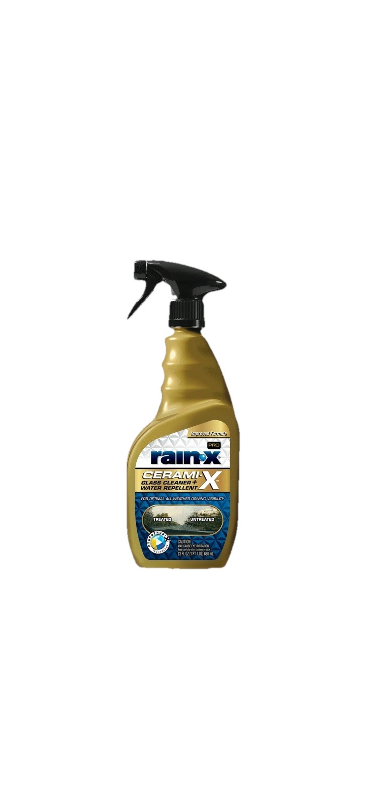 Rain-X 630177SRP Cerami-X Glass Cleaner + Water Repellent, 23Oz – Cleaning Effec
