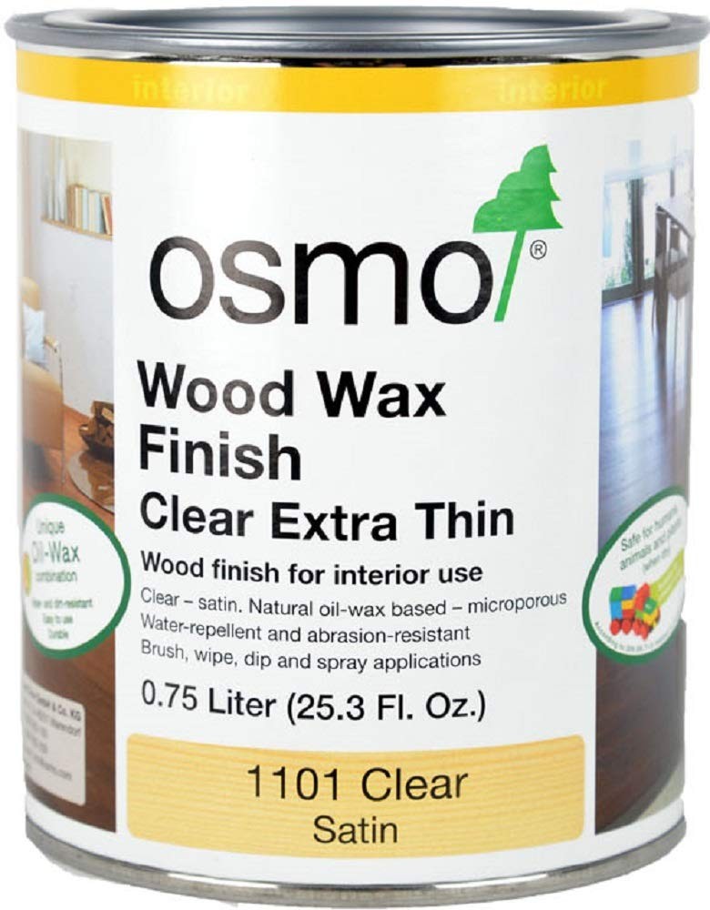 Wood Wax Finish Extra Thin, 1101 Clear – .750 Liter