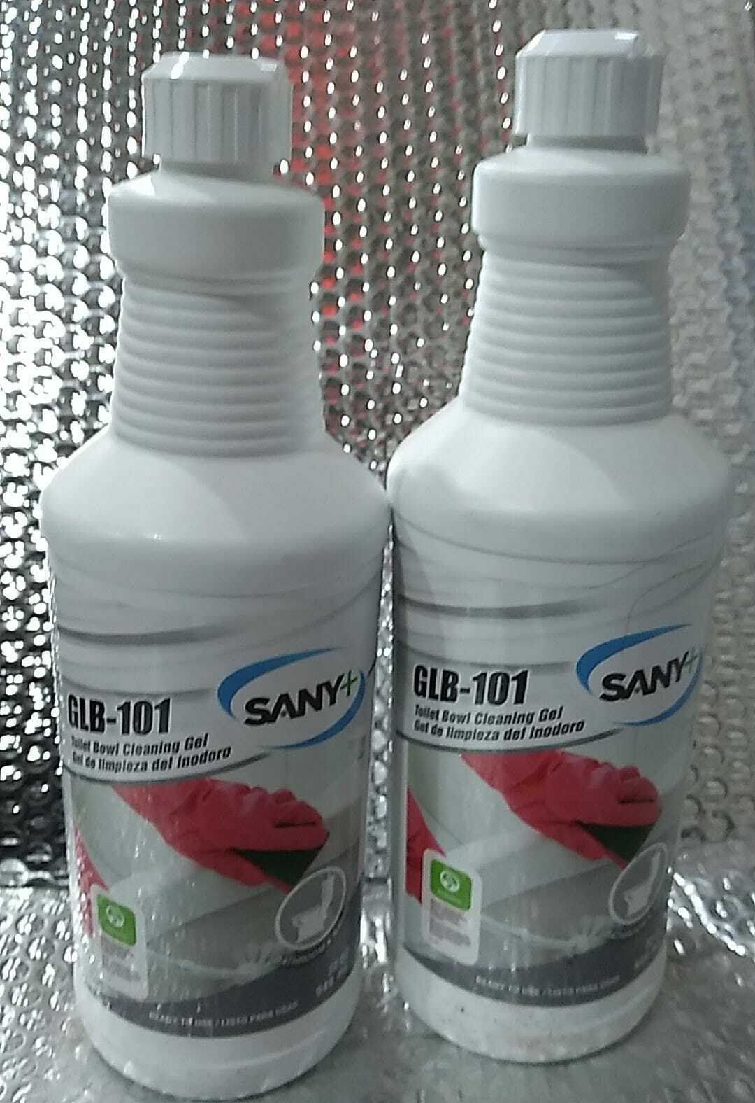 SANY+ GLB-101 Toilet Bowl Cleaning Gel 32oz ~ Lot of 2