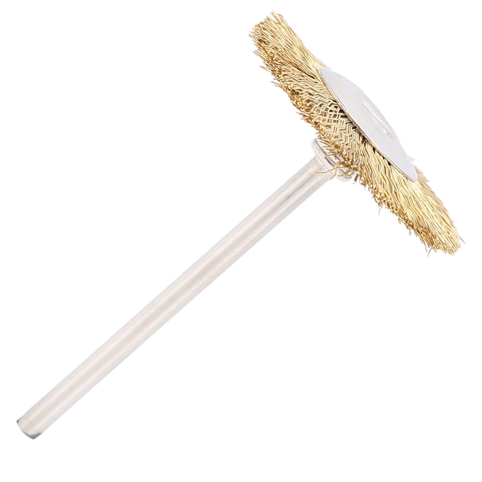T Shaped Nail Drill Bit Cleaning Brush Brass Wire Grinding Head Cleaner Brush