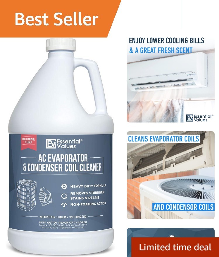 Unscented 128 oz AC Coil Cleaner | Professional Grade for Home & Commercial Use