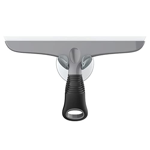 Multi-Purpose Silicon Squeegee for Window, 10 inch (Pack of 1) Grey & Black