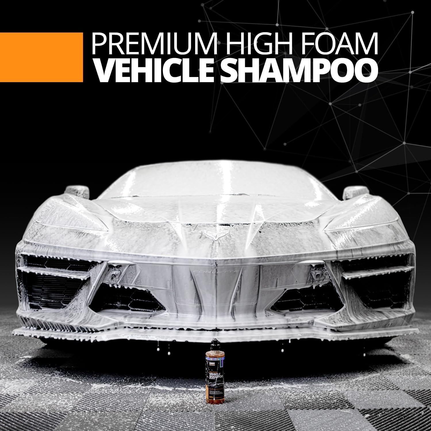 High Foam Vehicle Shampoo (32 oz. Bottle) – pH Neutral Premium Car Wash Soap …