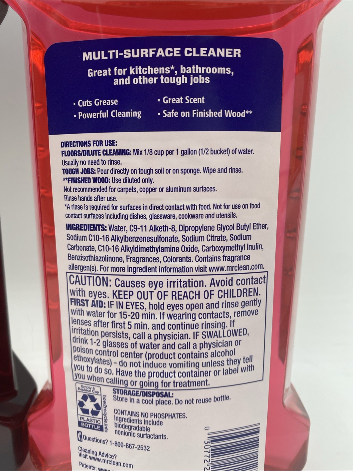 Mr. Clean Holiday Pack All Purpose Cleaner Spiced Harvest Cranberry Pine 41oz 🎃
