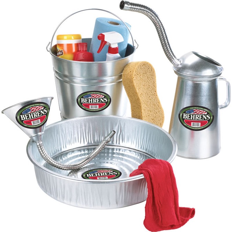 Behrens 2168 Gray Steel 3 gal. Feeder Pan 16 L x 4 H x 16 W x 16 D in. 6 Pack