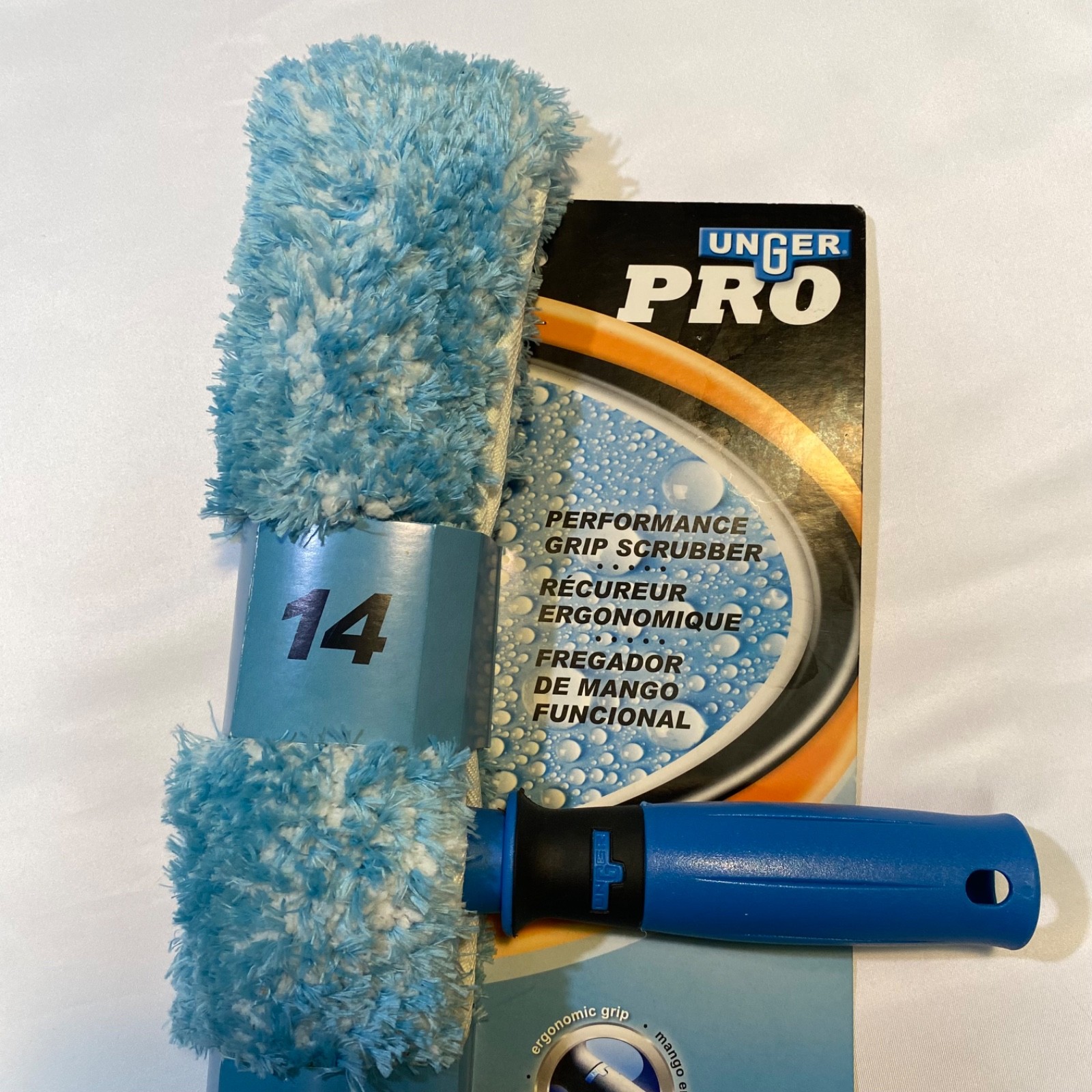 Unger Pro Professional Performance Grip Window Scrubber 14″ NEW!