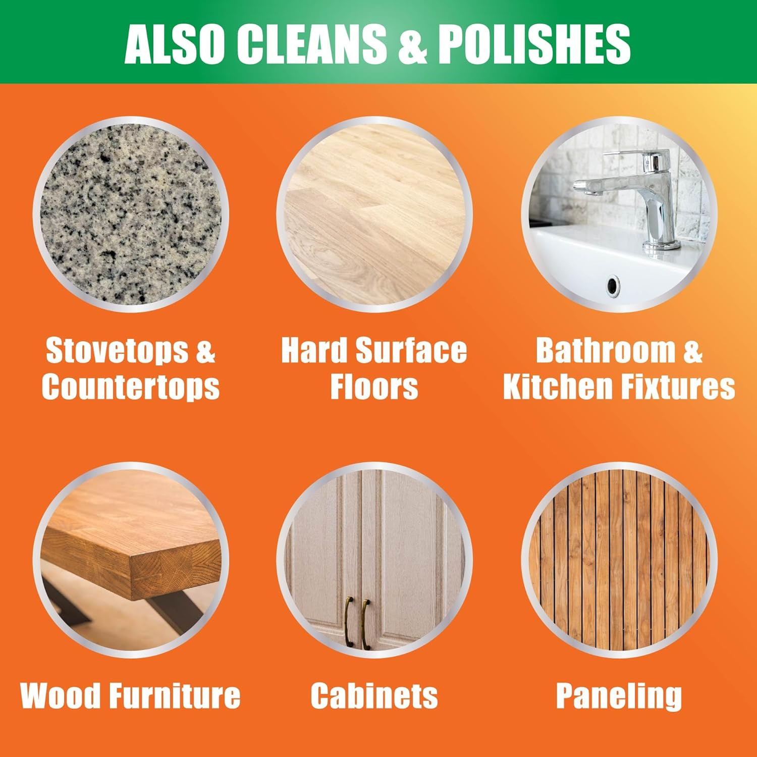 Multi-Surface Hardwood & Laminate Floor Cleaner, 32 Fl Oz, 3-Pack.​
