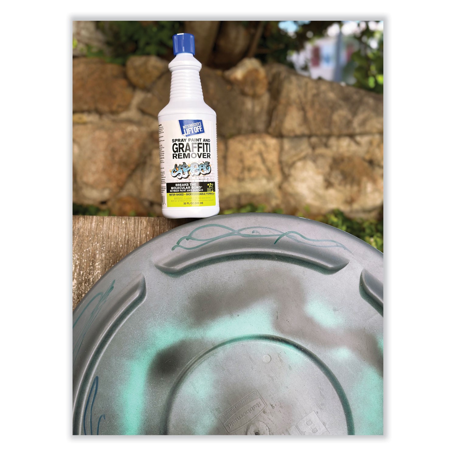 Motsenbocker’s Lift-Off® 4 Spray Paint Graffiti Remover, 32oz, Bottle, 6/Carton