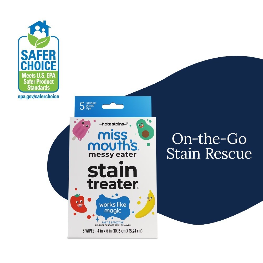 Stain Removing Wipes for Babies Kids Messy Eaters Food Grease Coffee Laundry