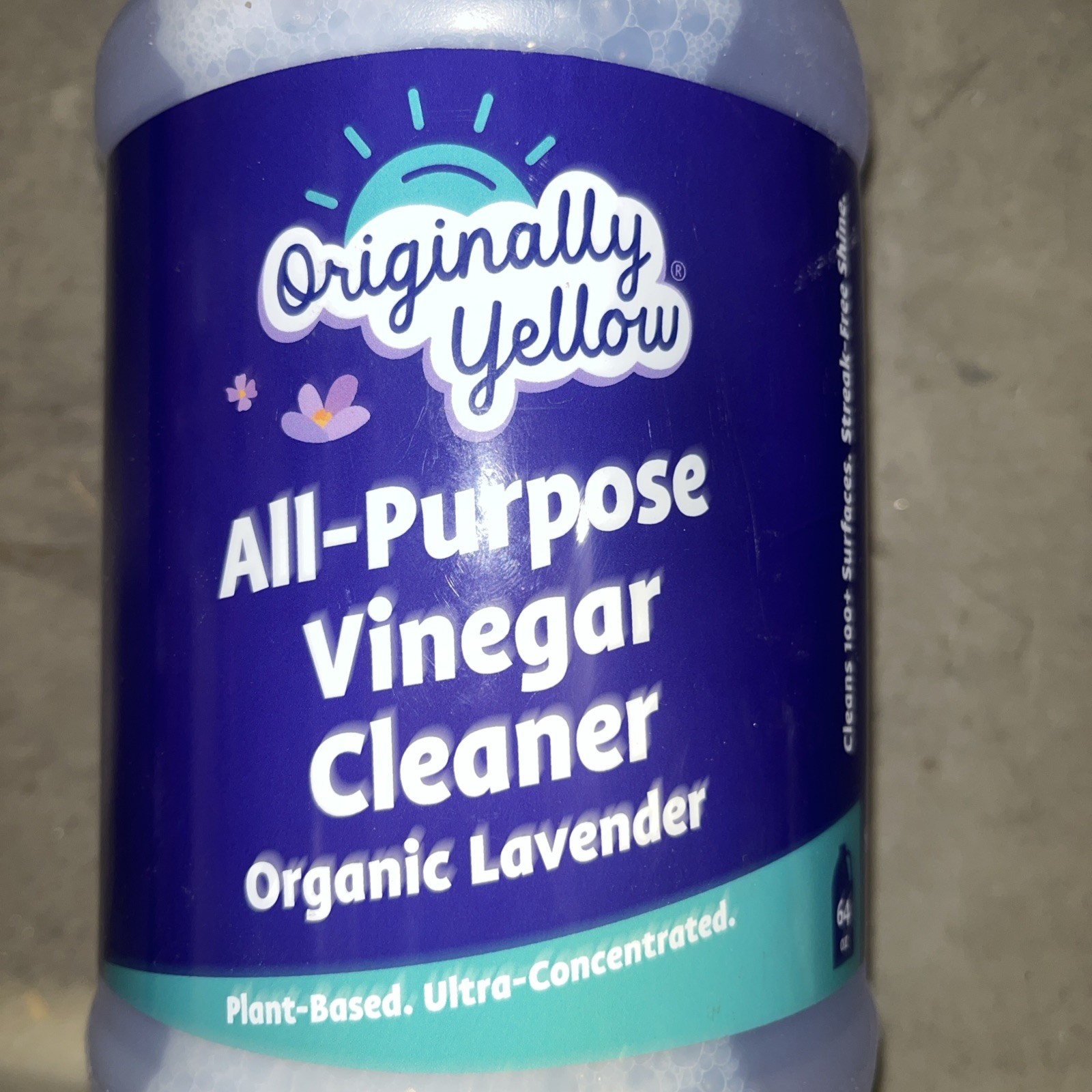Originally Yellow Lavender Vinegar For Cleaning Purpose | USA Made All Purp