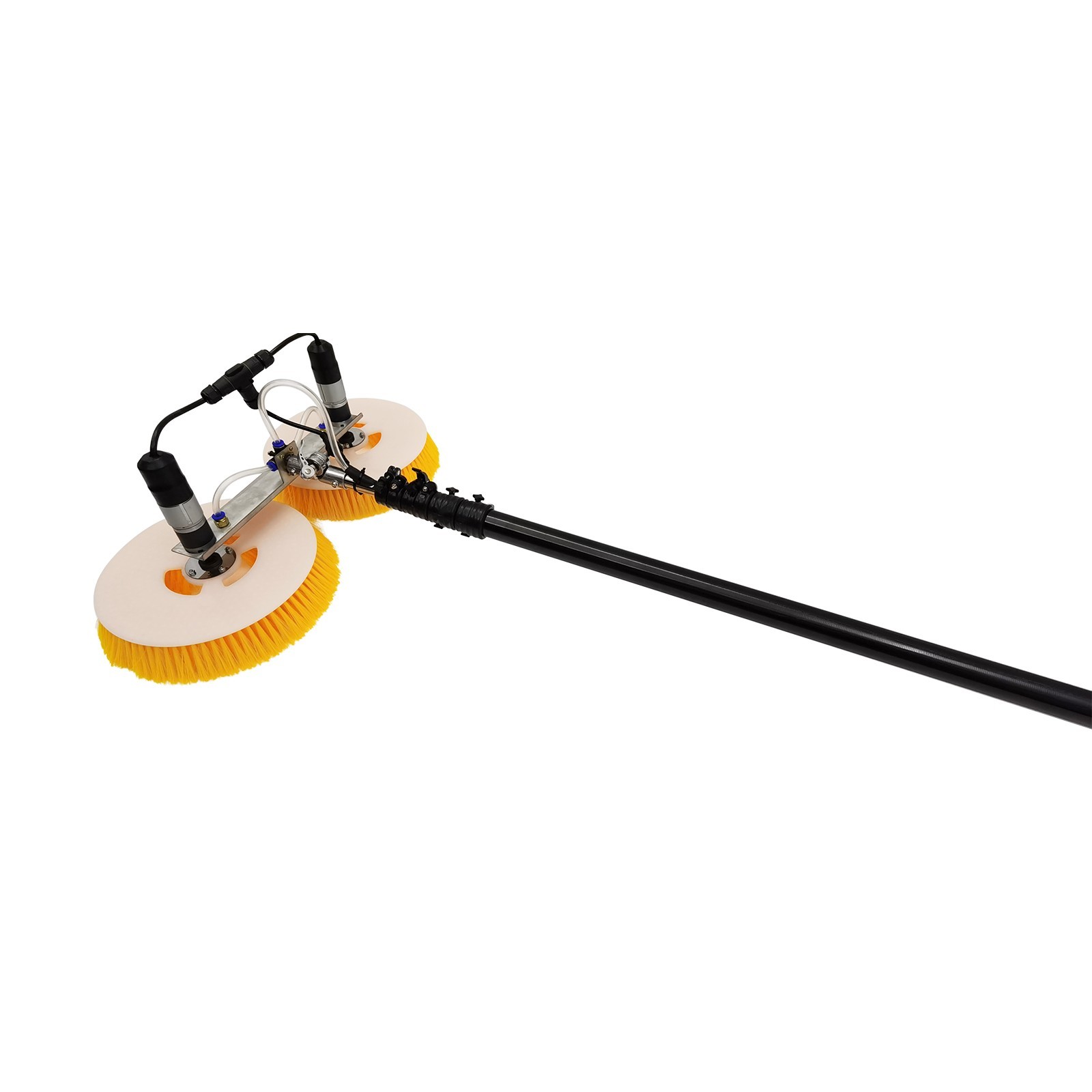 110V Double Head Solar Photovoltaic Panel Electric Washing Scrubbing Tool Kit