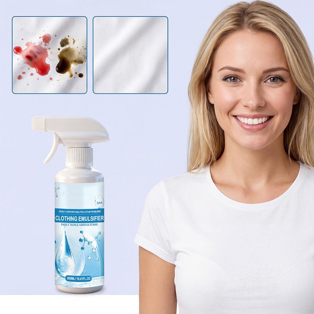 Clothing Emulsifier,Powerful Laundry Stain Remover Spray