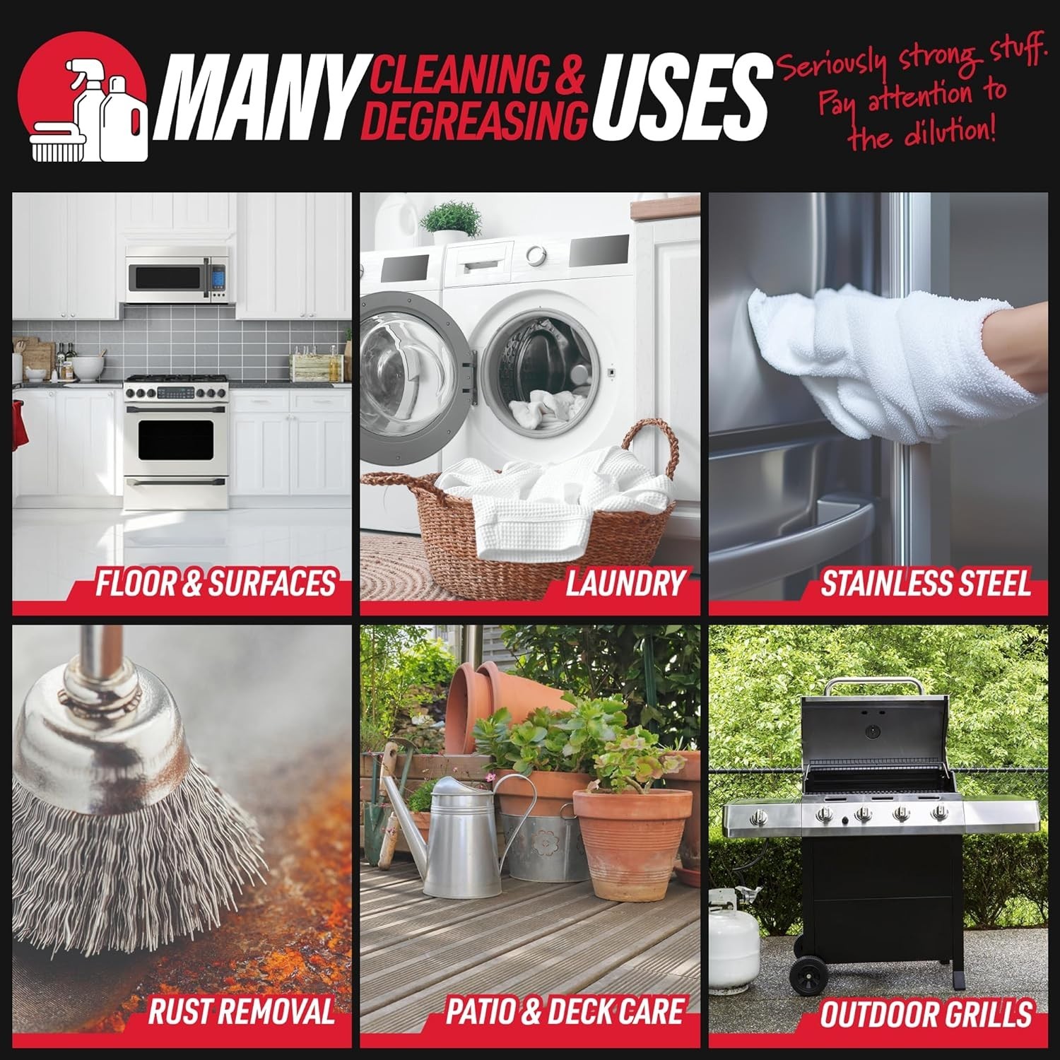 Versatile 80% Pure Concentrate Cleaner: Perfect for Home & Outdoor Surfaces