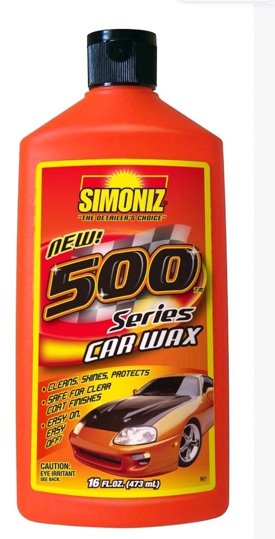 Vintage NEW Unopened SIMONIZ 500 Series Easy On & Off Liquid Car Wax 16 Fl. Oz