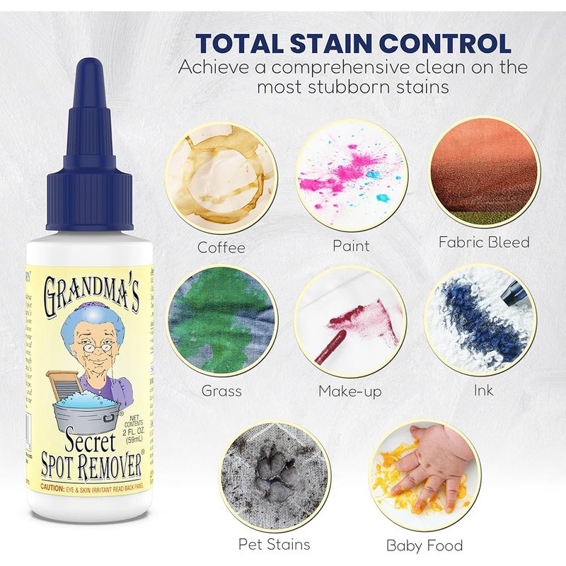 Natural Stain Remover Clothes Effective on Baby Food Blood Grease Pet Stains New