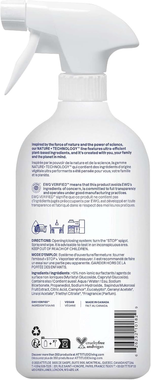 Natural Lavender All Purpose Cleaner, 94% Plant Ingredients