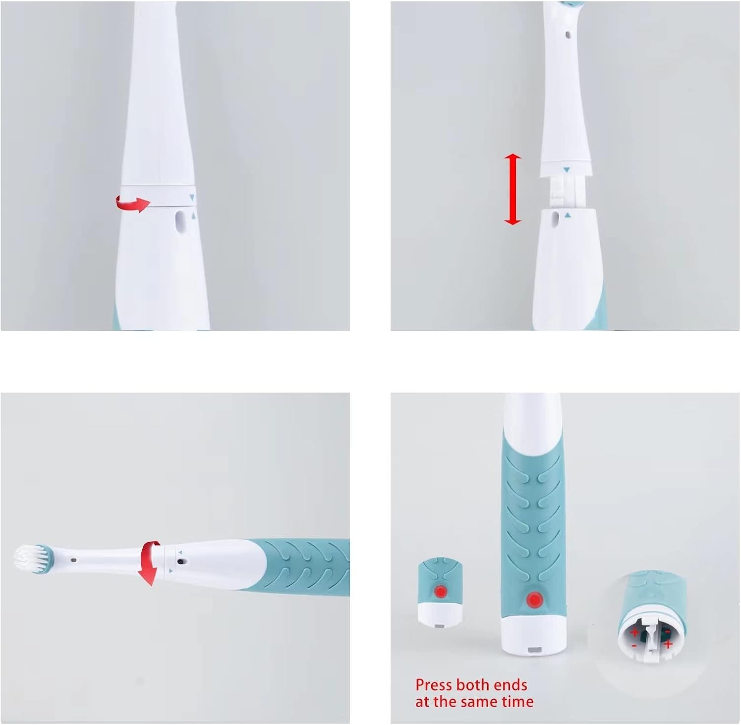Electric Cleaning Brush Cordless Motorized 4 in 1 Brush Heads Bathroom Toilet