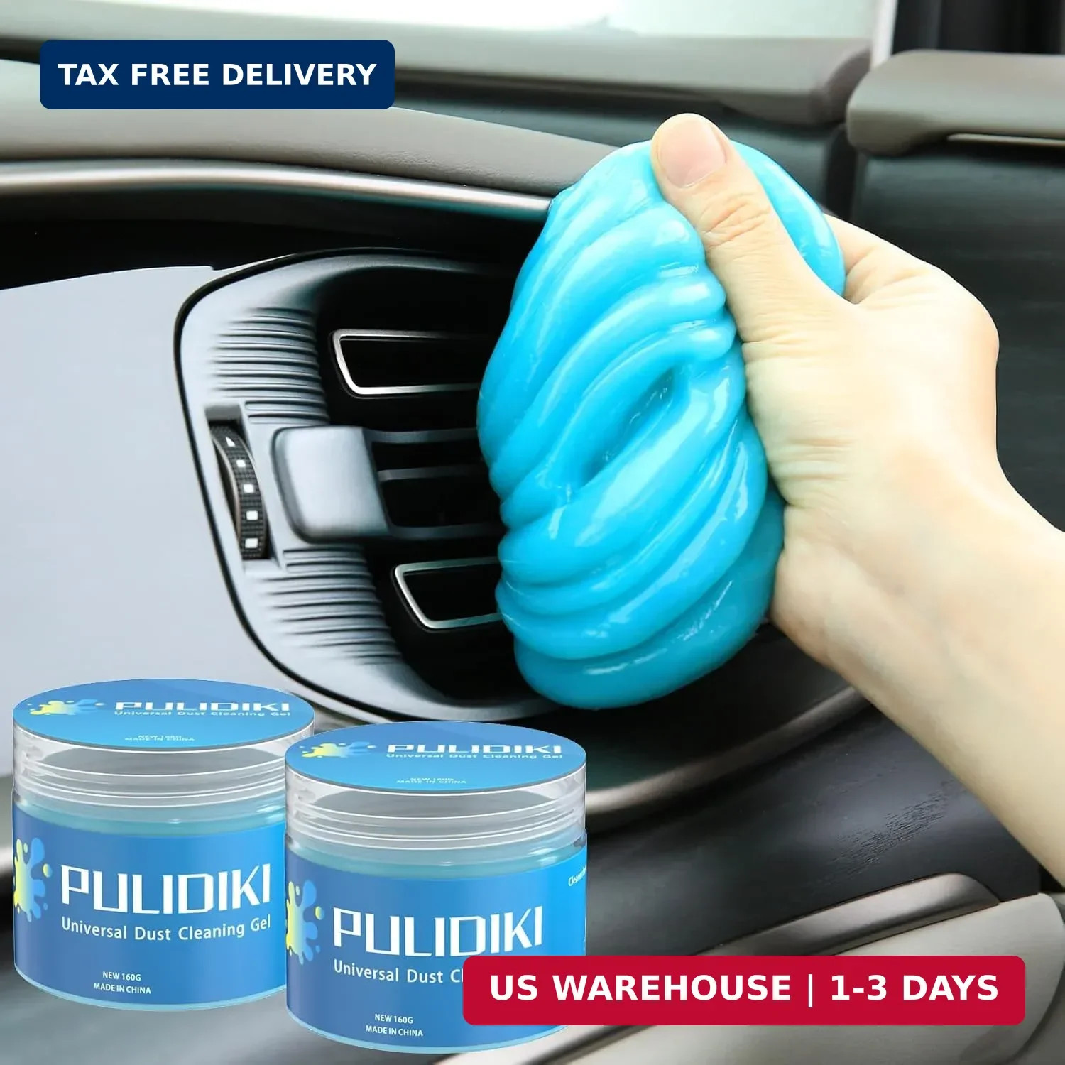 PULIDIKI Car Cleaning Gel Car Cleaning Putty Car Putty Auto Detailing Tools Car