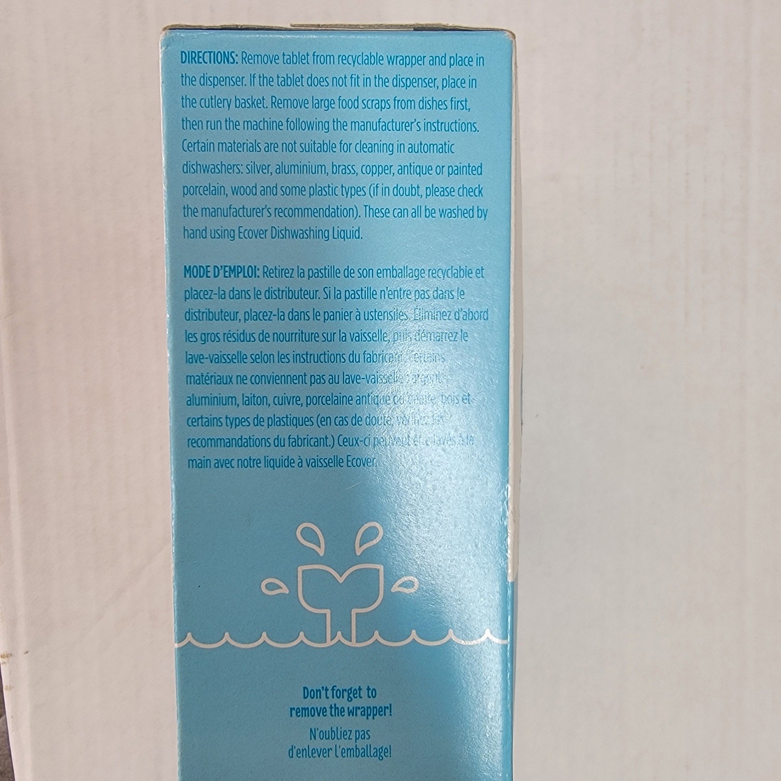Ecover Automatic Dishwashing Tablets Zero, 25 Count, 17.6 Ounce