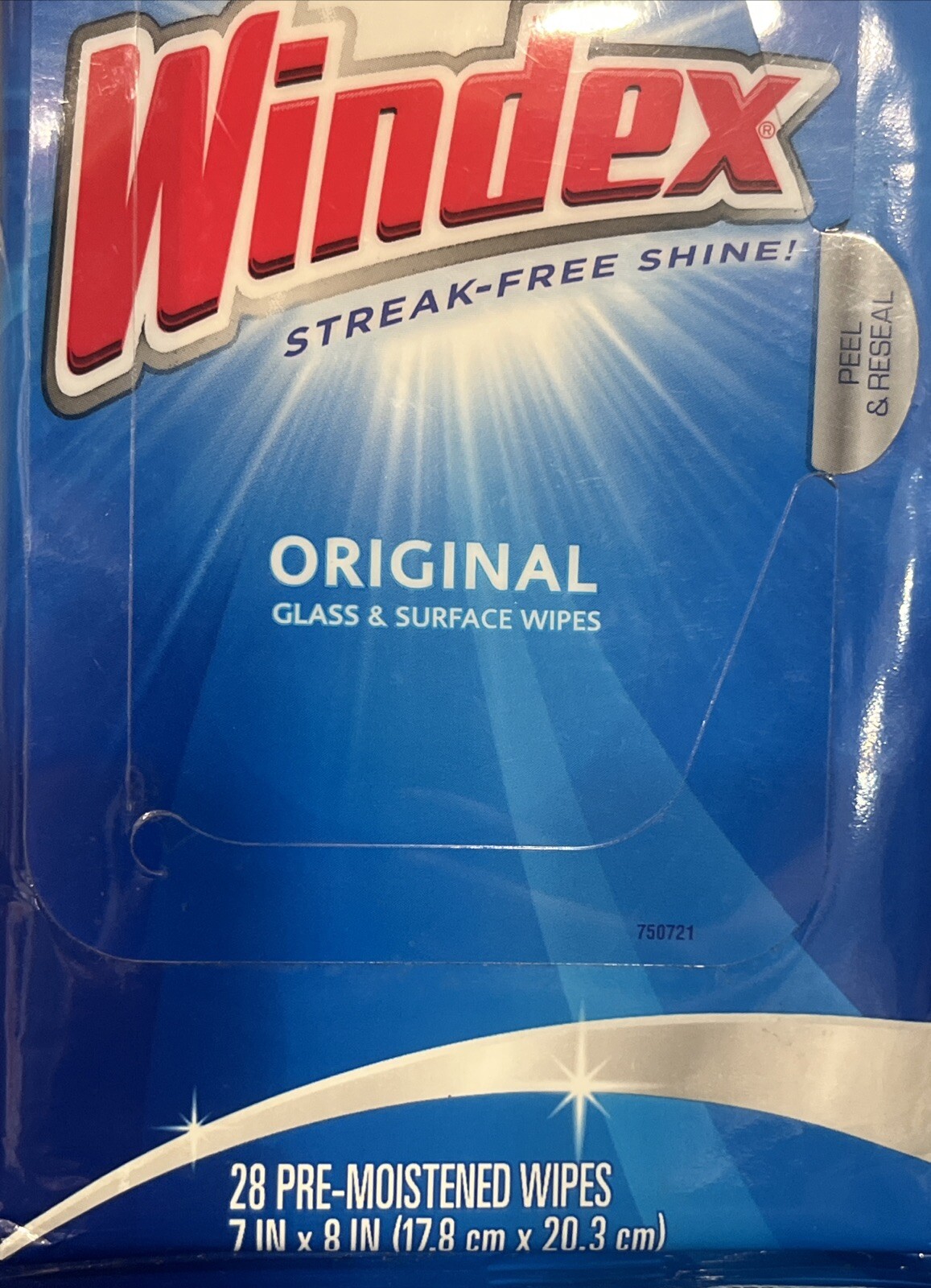WINDEX Original Glass & Surface Wipes 28 Count Pack Windows NOS Discontinued
