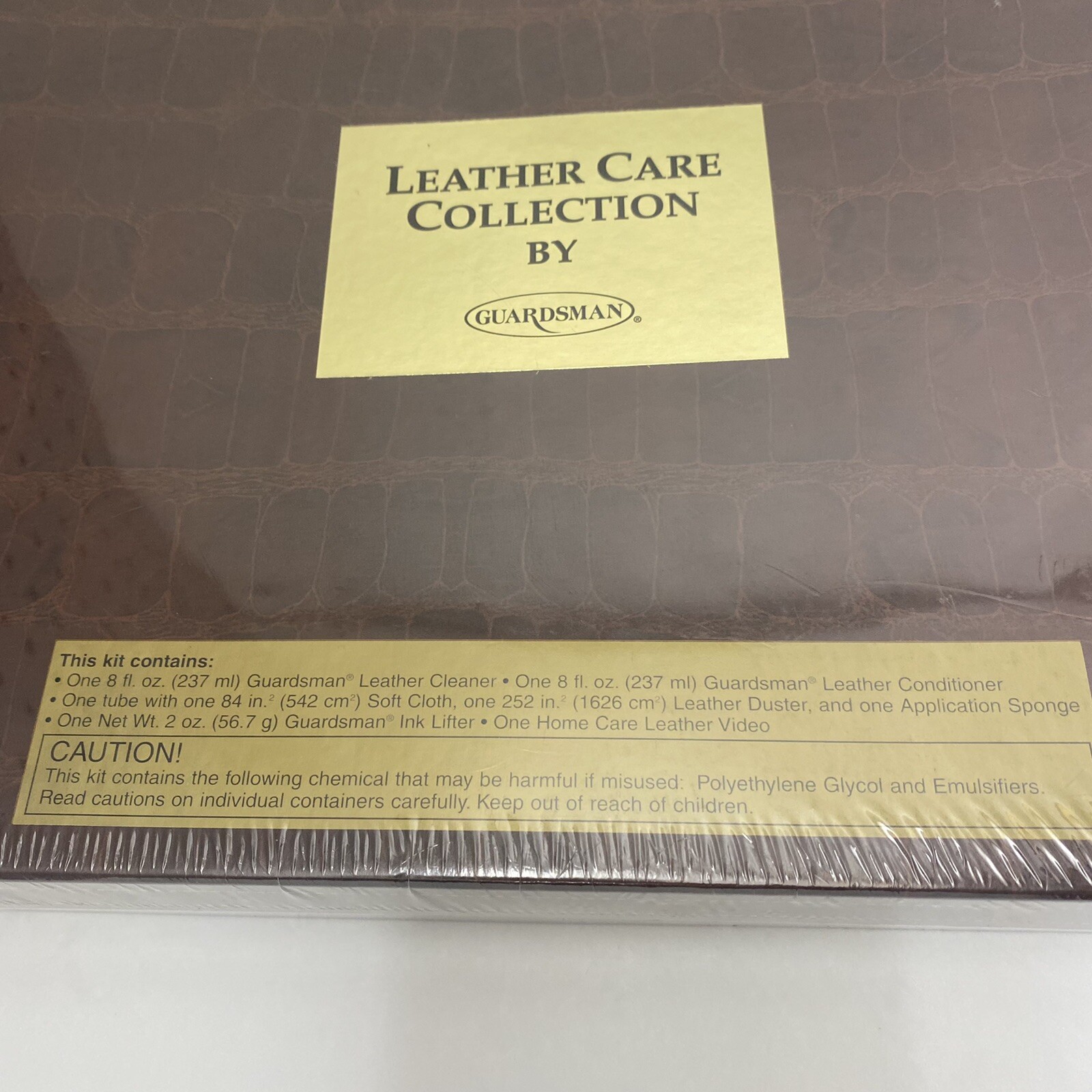 Guardsman Leather Care Collection Kit Single Furniture Upholstery Clean Sealed