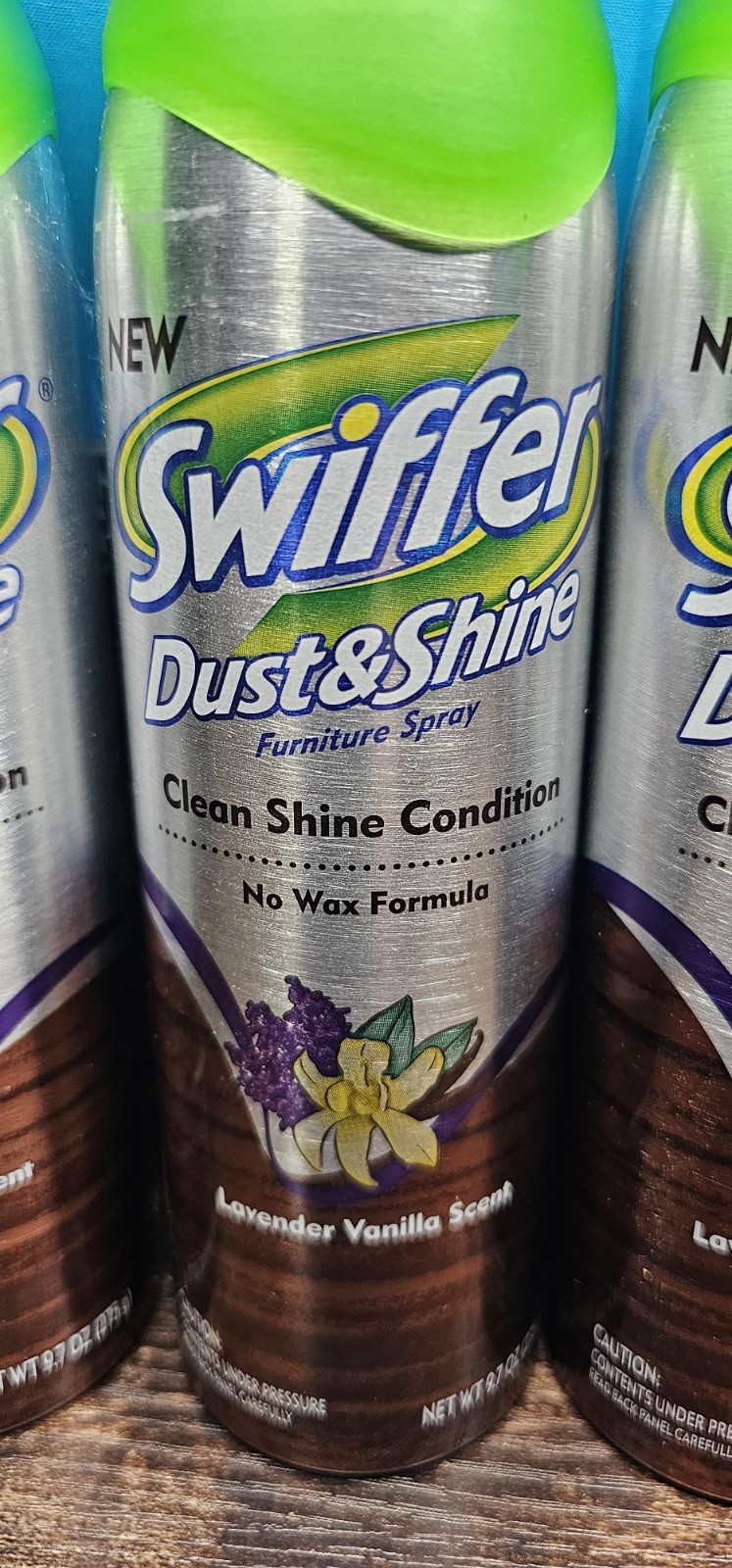 Swiffer Dust Shine MULTI SURFACE Spray Lavender Vanilla Discontinued Lot Of 3