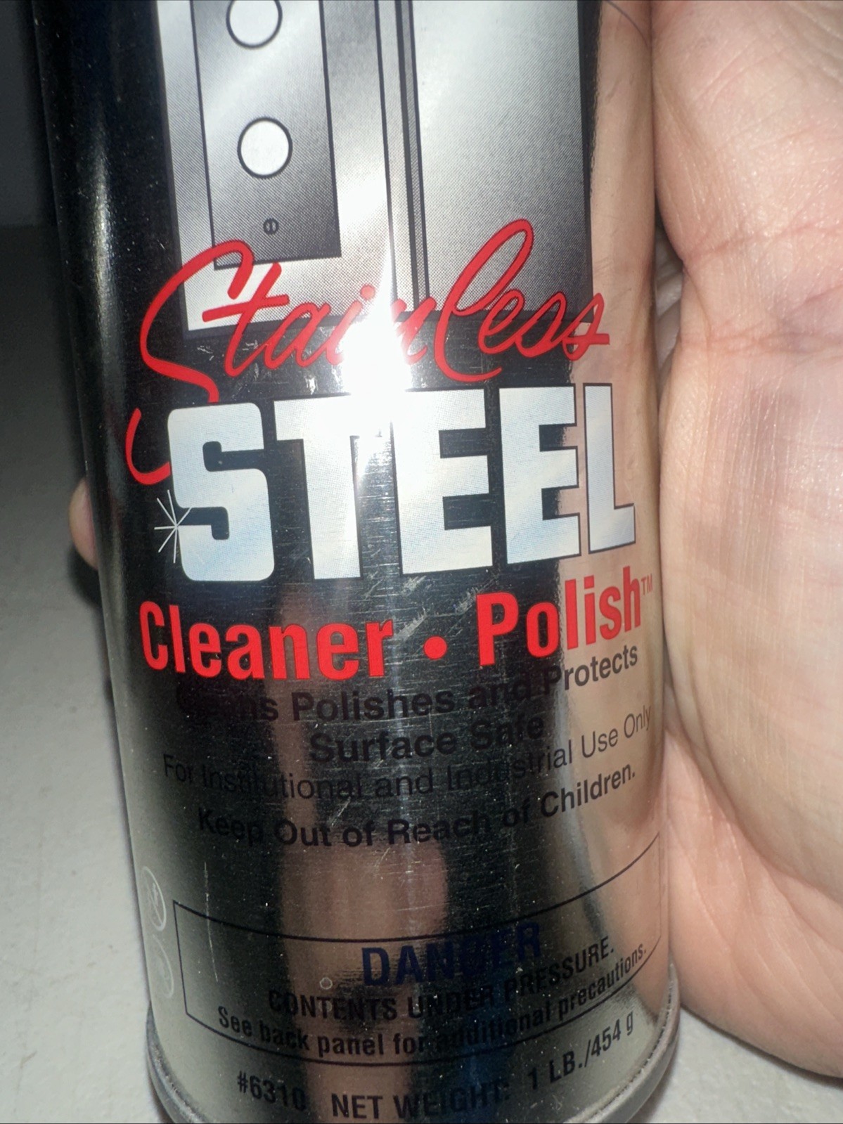 2 Cans Spartan Stainless Steel Cleaner & Polish And Protects