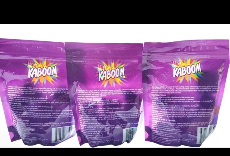 KABOOM Fresh Scent Toilet Bowl Pods 3 Bags 30 Count Total Free Shipping New DELM
