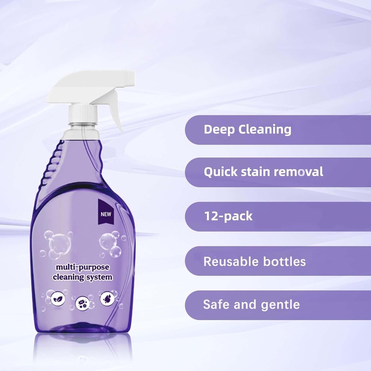 Clean Spray Cleaner for Ovens, Spray Oven Cleaner, Multi-Surface Cleaners with C