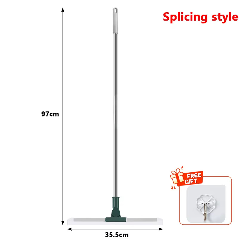 Cleaning Brush Long Handle Telescopic Magic Broom Silicone Floor Wiper Squeegee